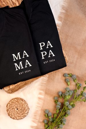 PACK CAMISETAS MAMÁ/PAPÁ DESDE