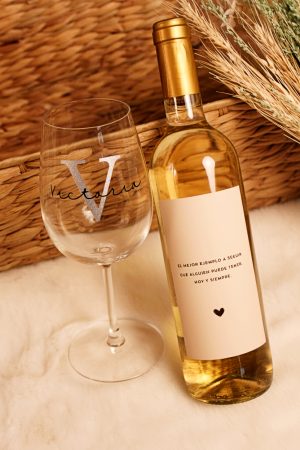 PACK COPA + BOTELLA DE VINO