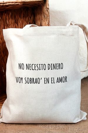 TOTE BAG FRASE CANCIÓN